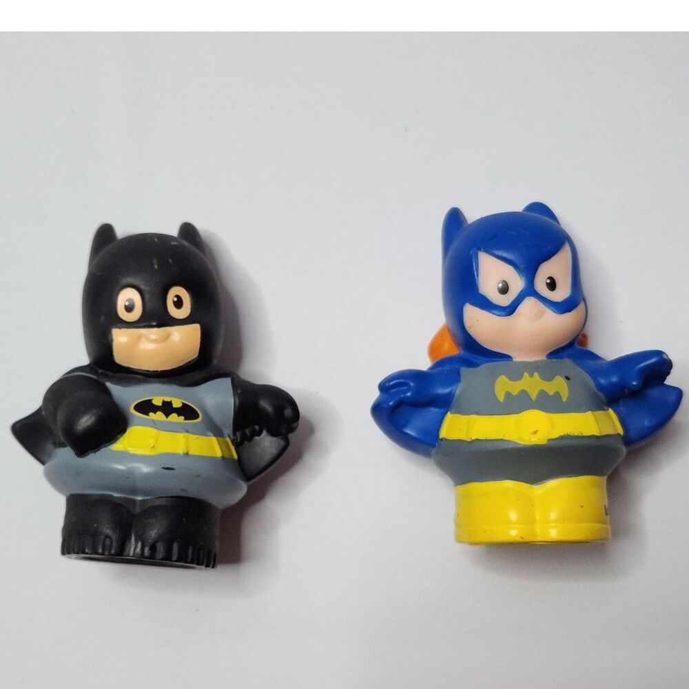 Little People Batman and Batgirl Figures Lot of 2